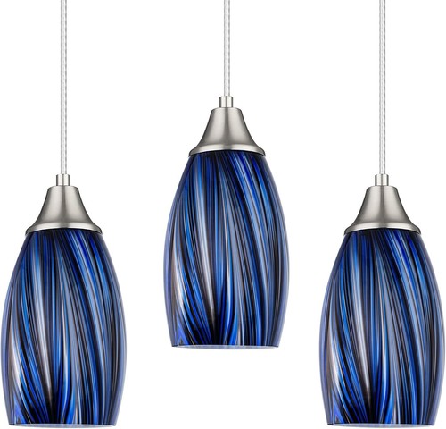 Dark blue art glass - art, mini